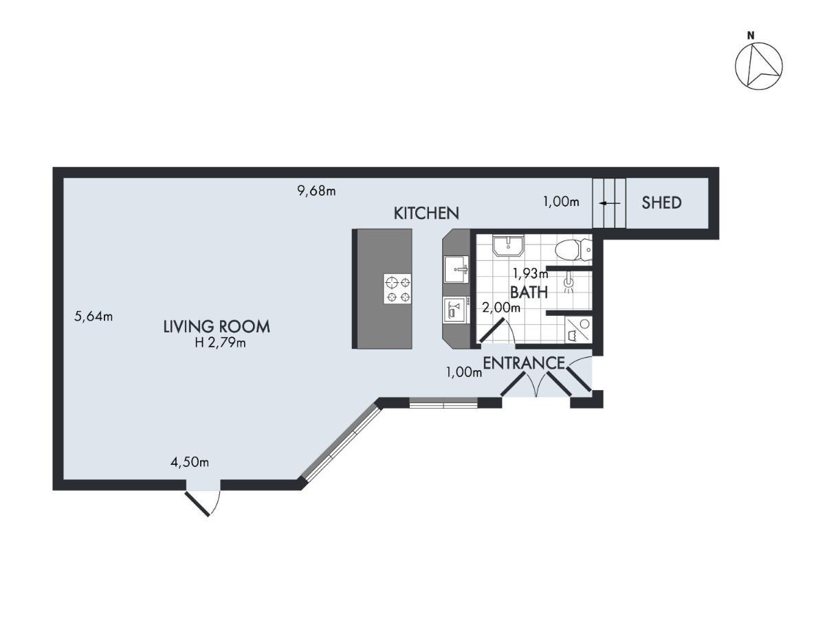 Sanders City - Spacious Studio Apartment Копенгаген Экстерьер фото
